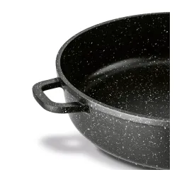 Patelnia głęboka z krótkimi uchwytami KONIGHOFFER Pollo Black 28 cm