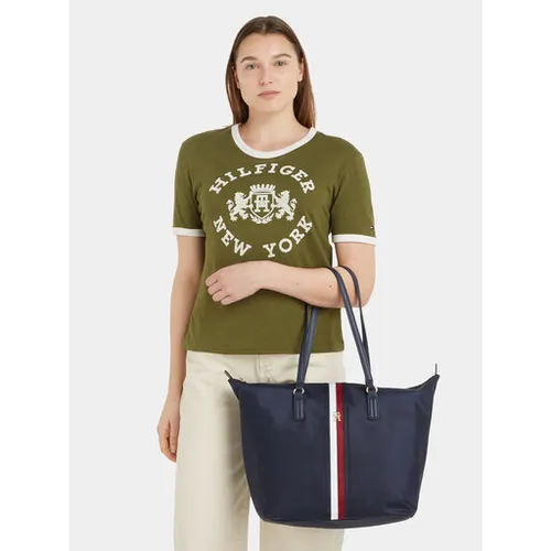 Сумка Tommy Hilfiger Poppy Tote Corp AW0AW15896 Space Blue DW6