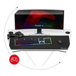 Biurko gamingowe HUZARO Hero 1.4 Biały