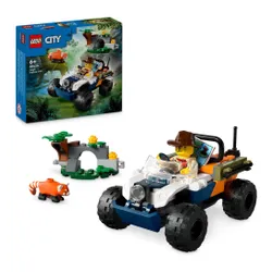 LEGO 60424 City Quad badacza dżungli z pandą czerwoną