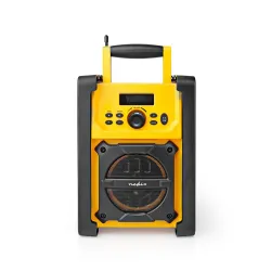 Radioodbiornik Nedis RDFM3100YW Radio FM Bluetooth Warsztatowe Żółto-czarny