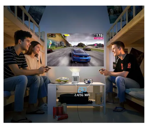 Projektor HP MC400 HD Smart LED Bluetooth Wi-Fi Biały