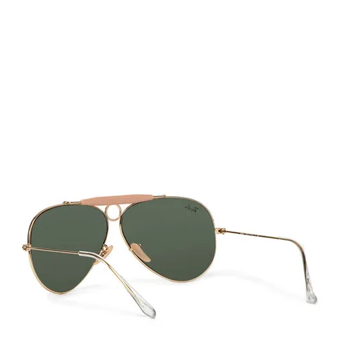 Okulary przeciwsłoneczne Ray-Ban 0RB3138 W3401 Arista/G/15/Green - Rozmiar (EU) 58