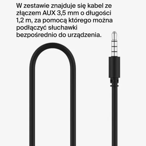 Słuchawki bezprzewodowe Belkin Soundform Mini dla dzieci Nauszne Bluetooth 5.3 Czarny