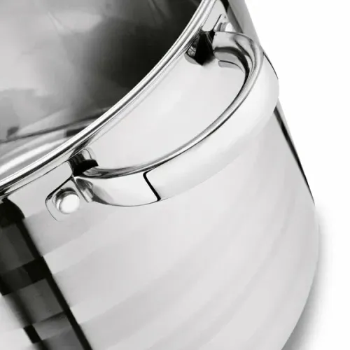 Garnek ze stali nierdzewnej z pokrywką TADAR PASKI 6,5 l