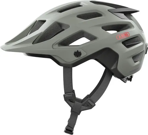 Kask rowerowy ABUS Moventor 2.0 Chalk Jasnoszary MTB (rozmiar L)