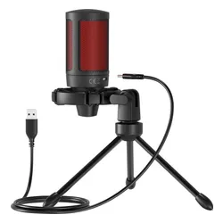 Savio SAVİO oyun Mikrofonu, SONAR PRO 01 ışıklı tripod, USB, darbeye dayanıklı sepet