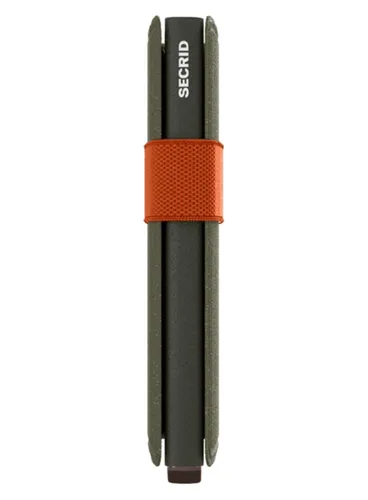 Portfel kieszonkowy RFID Secrid Bandwallet Liba - green / orange