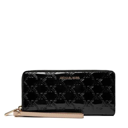 Большой женский кошелек MICHAEL Michael Kors Large logo Embossed 34h3gj6t9u Black