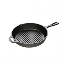 Patelnia grillowa żeliwna LODGE TREAT CZARNA 26 cm
