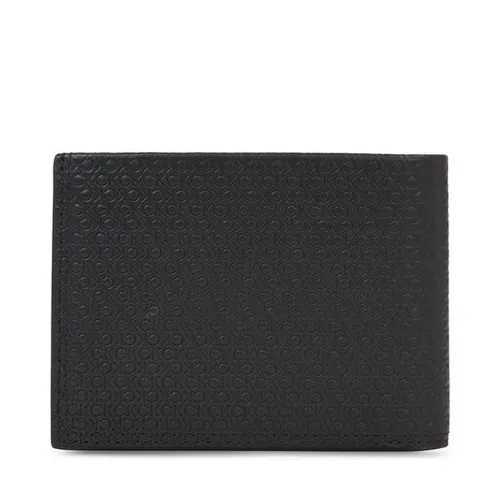 Мужской кошелек Calvin Klein Minimalism Trifold 10cc с монетой K50k510902 Black / Tonal Mono 01O