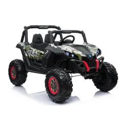 Auto Na Akumulator Dla 2 Dzieci Jeep Xmx603 Buggy 4X4 Pilot Skóra Eva LED MP3