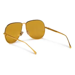 Okulary przeciwsłoneczne Fendi FF 0437/S Yellow/Gold 001 70