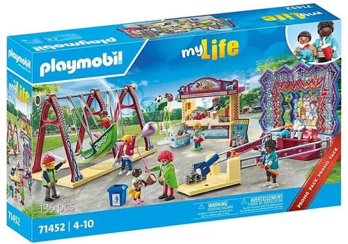 Набор фигурок Playmobil My Life 71452 Парк аттракционов