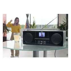 Radioodbiornik Hama DIR1570CBT Radio FM DAB+ Internetowe Bluetooth Czarny