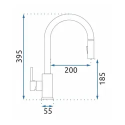Bateria REA Fresh B9148 Złoto szczotkowane
