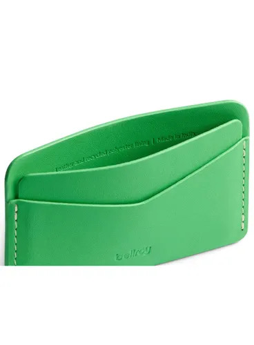 Kartownik skórzany portfel na karty Bellroy Card Slip - neon green