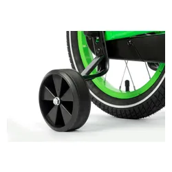 Rower dziecięcy KARBON Jazz 14 cali dla chłopca Zielony Neon