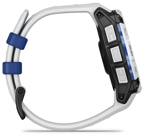 Smartwatch GARMIN Instinct 3 45mm Solar Biały + pasek biało-niebieski