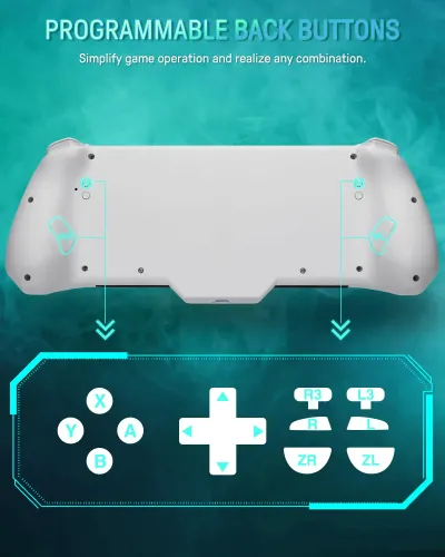 Kontroler FUNLAB Luminpad Gripcon Switch Zonai White do Nintendo Switch
