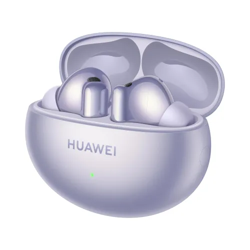 Słuchawki bezprzewodowe Huawei FreeBuds 6i ANC z etui ładującym Dokanałowe Bluetooth 5.3 Fioletowy