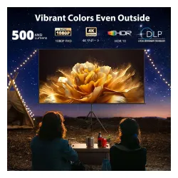 Projektor ETOE Dolphin LED DLP Full HD Wi-Fi Bluetooth Chromecast AirPlay Google TV