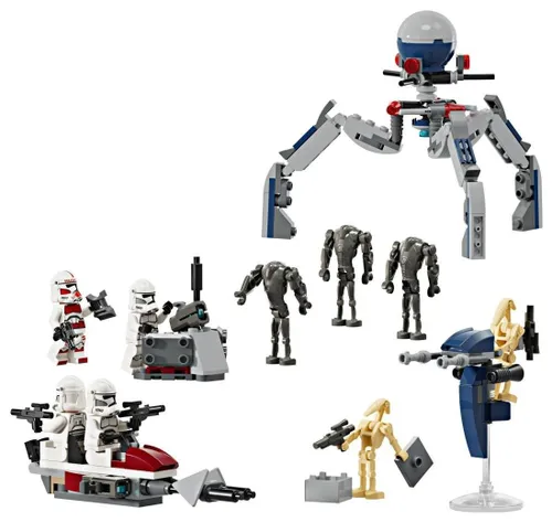 Конструктор LEGO Star Wars 75372 Clones Vs Droid Battle Pack