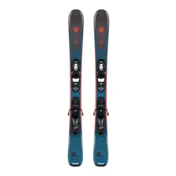 Narty zjazdowe dziecięce ROSSIGNOL EXPERIENCE PRO + wiązania LOOK KID 4.5 z GRIP WALK - Długość (cm) - 104