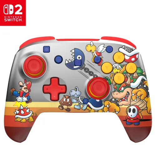Pad Turtle Beach Rematch Wireless Controller Koopa Troopa do Nintendo Switch / Switch 2 Srebrny