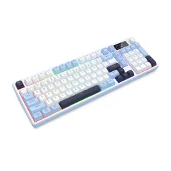 Klawiatura membranowa Redragon Aria K527WBL-PRO Biało-Niebieski