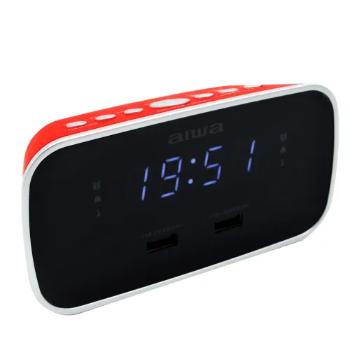 Radiobudzik Aiwa CRU-19RD Czerwony