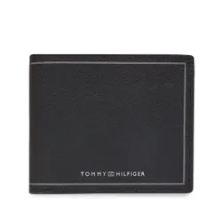 Большой мужской кошелек Tommy Hilfiger Th Saffiano Cc And Coin Am0am11859 Black BDS