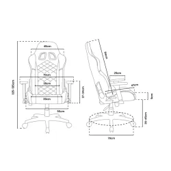 Fotel Arozzi Avanti Soft Fabric Dark Grey Gamingowy do 120kg Tkanina Ciemnoszary