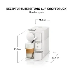 Капсульная кофемашина Nespresso DeLonghi EN510.W Latissima One (Капсулы в Подарок 7шт. Nespresso)