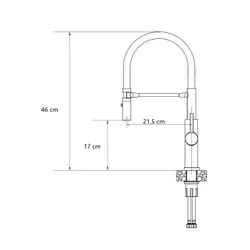 Bateria MYQ Parana PAR0111 Czarny/stal
