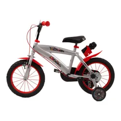 Rower dziecięcy HUFFY Marvel Avengers 14 cali dla chłopca Srebrny