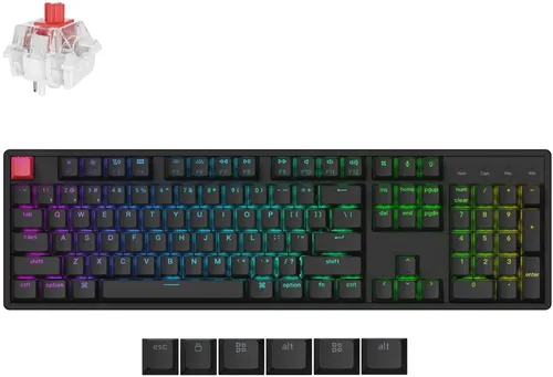 Klawiatura KEYCHRON K10 QMK Wireless Mechanical Super Red Switch