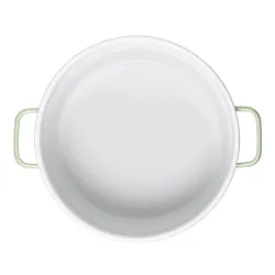 Zestaw garnków GERLACH Natur Enamel Pastelowa zieleń (6 elementów)