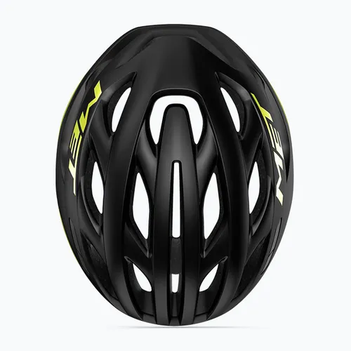 Kask rowerowy MET Estro Mips black/lime yellow metallic matt glossy
