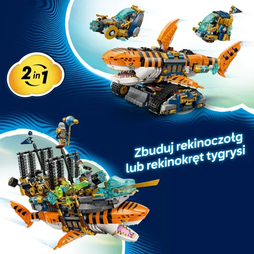 LEGO 71515 DREAMZzz Rekinoczołg tygrysi