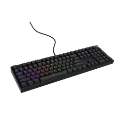 Klawiatura mechaniczna Genesis Thor 404 US RGB Gateron Yellow Pro Czarny