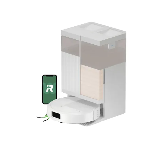 Robot sprzątający iRobot Roomba 575 Combo Funkcja mopowania Stacja oczyszczająca Tworzenie mapy pomieszczenia Funkcje AI Biały