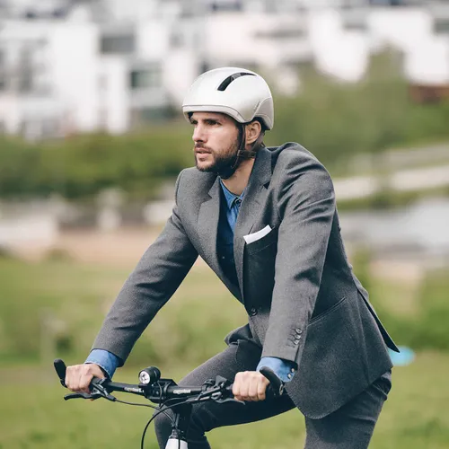 Kask rowerowy HJC Calido mt white/silver