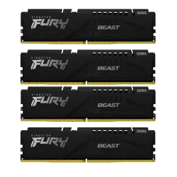 Pamięć RAM Kingston FURY Beast DDR5 128GB (4 x 32GB) 5600 CL40 Czarny