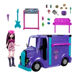 Mattel Monster High Концертный грузовик с едой Набор кукол Дракулаура