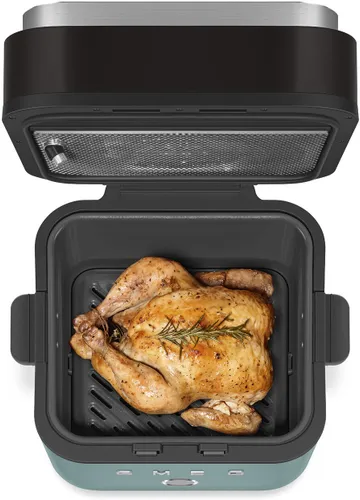 Air Fryer Frytkownica beztłuszczowa SMEG AFC01EGMEU 7l z okienkiem do obserwacji postępów gotowania