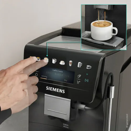 Ekspres Siemens EQ600 iAroma TP607ET8 Szerokość 36cm