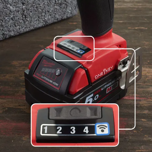 Darbe anahtarı mı? Milwaukee M18 ONEFHİWF12-502X (2 pil, şarj cihazı, kılıf)