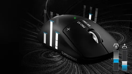 Myszka gamingowa Logitech G Pro X3 Superstrike Czarny