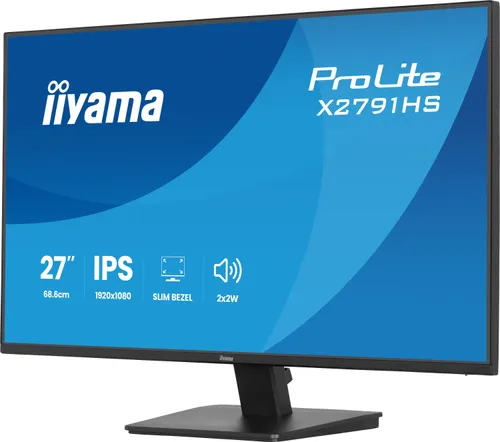 Monitor IIYAMA ProLite X2791HS-B1 27" 1920x1080px IPS 120Hz 1 ms [MPRT]